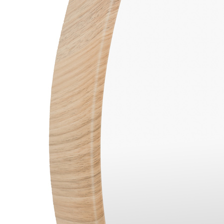 Cedar Round Mirror Oak 600x60x600mm