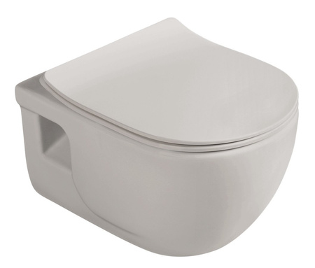 BRILLA deska WC, SLIM, Soft Close, latte mat