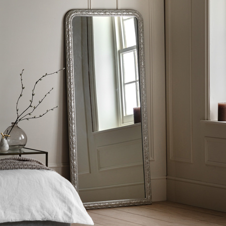 Romana Leaner Mirror Grey 750x30x1700mm