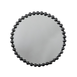 Lustro Ceretti okrągłe czarne 800 x 50 x 800 mm