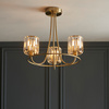 Berenice 3 Ceiling Light Antique Brass