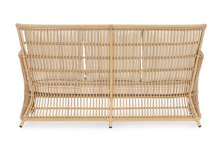 BIZZOTTO sofa 3-osobowa ogrodowa ADELMA   naturalna