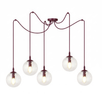 GIGI 5 BURGUNDY TRANSPARENT