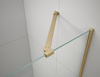 TRINITY GOLD MATT kabina prysznicowa 1200x1200mm, wejście z rogu, szkło matowe