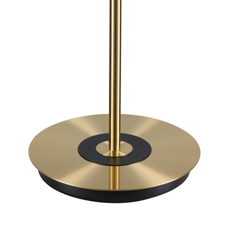 Lampa podłogowa ARTDECO 150 cm - czarno - złota nowoczesna