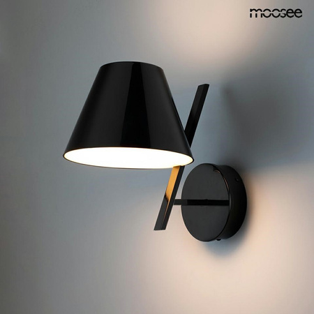 MOOSEE lampa ścienna MAGO czarna