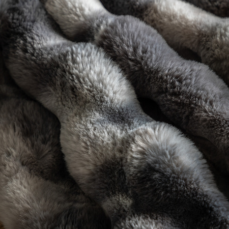 Marshmallow Rabbit Faux Fur Throw 1300x1700mm