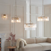 Karine 5 Pendant Light Brushed Aged Brass