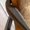 Humber Armchair Ochre Faux Sheepskin 690x760x800mm