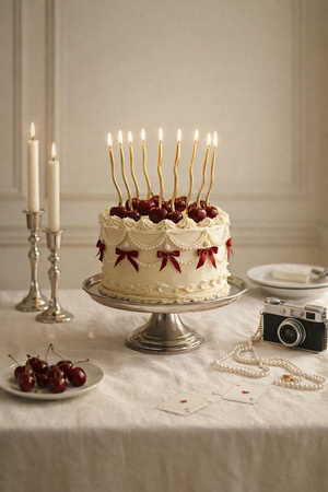 Zestaw 36 świeczek SHP TWIST złoty