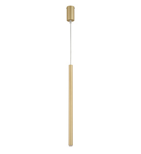 SOPEL 1 PROSTY ZŁOTY / przewód transparent lampa wisząca