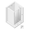 DRZWI WNĘKOWE NEW RENOMA P 120x195 CZYSTE 6mm ACTIVE SHIELD