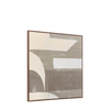 Concreta Abstract Framed Canvas 800x10x800mm
