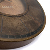 Florentine Wall Clock Leather 21in