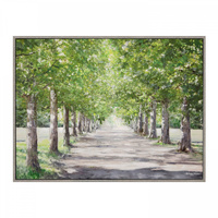 Avenue of Trees Framed Canvas 800x30x600mm