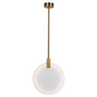 Lampa wisząca MARBLE LED marmurowo złota 24 cm