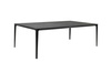 Stół SLIM 200x100 czarny - ceramiczny     marmur, aluminium