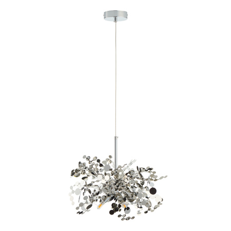 Lampa wisząca MONETTI 40 cm - chrom, dekoracyjna