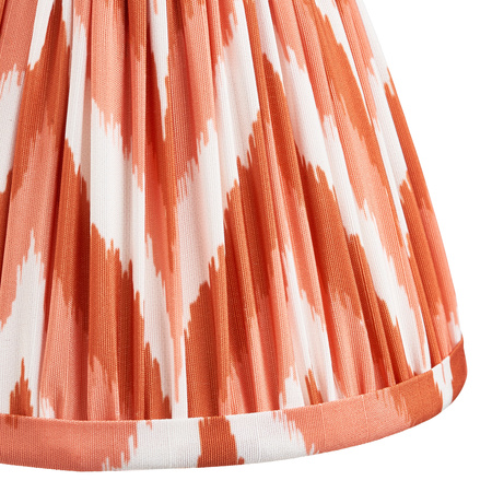 Zigzag Shade Apricot Orange Fabric 122x85x160mm
