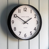 Norton Wall Clock Black 30cm