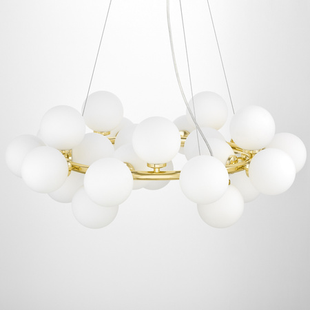 NOWOCZESNA LAMPA WISZĄCA KLASYCZNE ZŁOTO MARSIADA W25