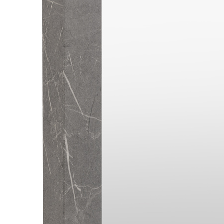 Romano Rectangle Mirror Marbled Grey 570x770mm