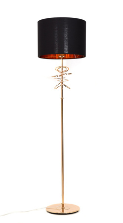 LAMPA STOJĄCA PODŁOGOWA CZARNA MILARI