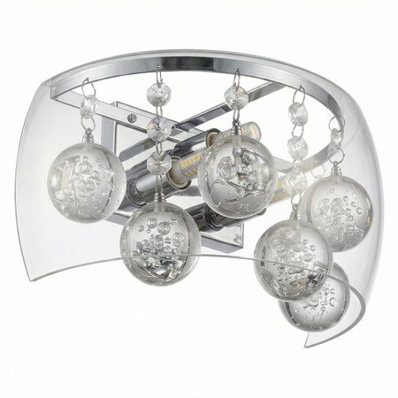 LAMPA ŚCIENNA KINKIET NOWOCZESNY FABINA CLEAR W1
