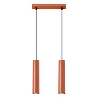 Lampa wisząca LAGOS 2 ochra czerwona