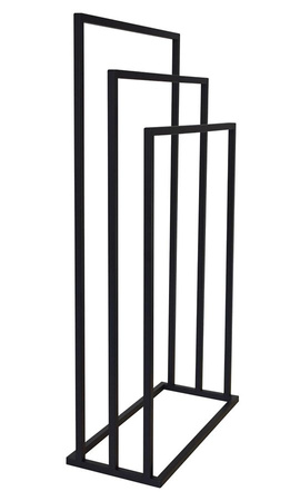 Stojak na ręczniki 450x860x210mm, czarny mat