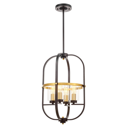 LAMPA WISZĄCA LOFT CZARNO-MOSIĘŻNA MONTEREY W4