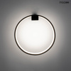 MOOSEE lampa ścienna CIRCLE WALL czarna