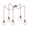 GIGI 5 BURGUNDY TRANSPARENT