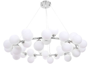 NOWOCZESNA LAMPA WISZĄCA CHROMOWANA MARSIADA W40