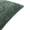 Basketweave Chenille Cushion Olive 2pk 450x450mm