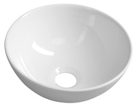ASTER umywalka ceramiczna nablatowa średnica 28cm, biały