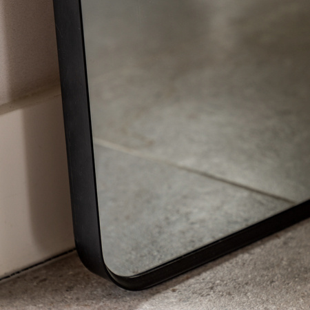 Holworth Arch Mirror Black 900x35x1800mm
