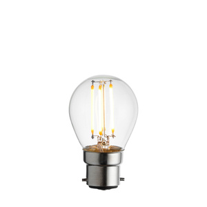 Żarówka LED – przezroczysta, B22 Golf, 118 K, 4,5 × 4,5 × 7,5 cm