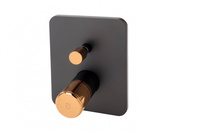 Bat. ARDESIA natr, podtynk.2 F, rose gold/black
