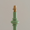 Carnaby Floor Lamp Base Satin Cotswold Green