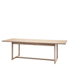 Craft Ext Dining Table Smoked 2000/2500x950x750mm