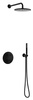 Osier HS1 podtynkowy zestaw prysznicowy termostatyczny matowa czerń