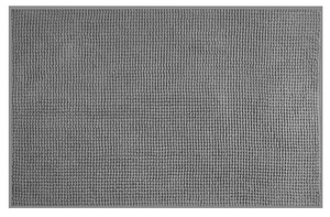 CHENILL dywanik łazienkowy 50x80cm, 100% polyester, szary
