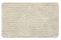 RIST dywanik łazienkowy, 50x80cm, 100% polyester, antypoślizgowy, ecru