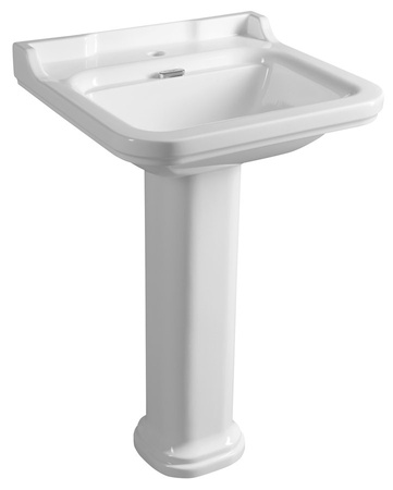 WALDORF umywalka ceramiczna 60x55cm, biały