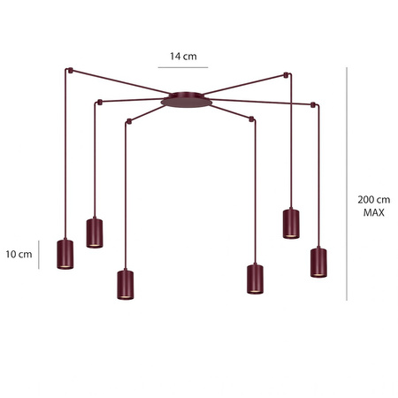 TRAKER 6 BURGUNDY