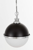 LAMPA WISZĄCA LOFT CZARNO-CHROMOWANA LARGO
