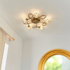 Aherne 5 Ceiling Lamp Antique Brass