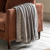 Willow Chenille Throw Grey 1300x1700mm