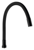 Wylewka elastyczna, 470 mm, 3/4 ", czarny mat